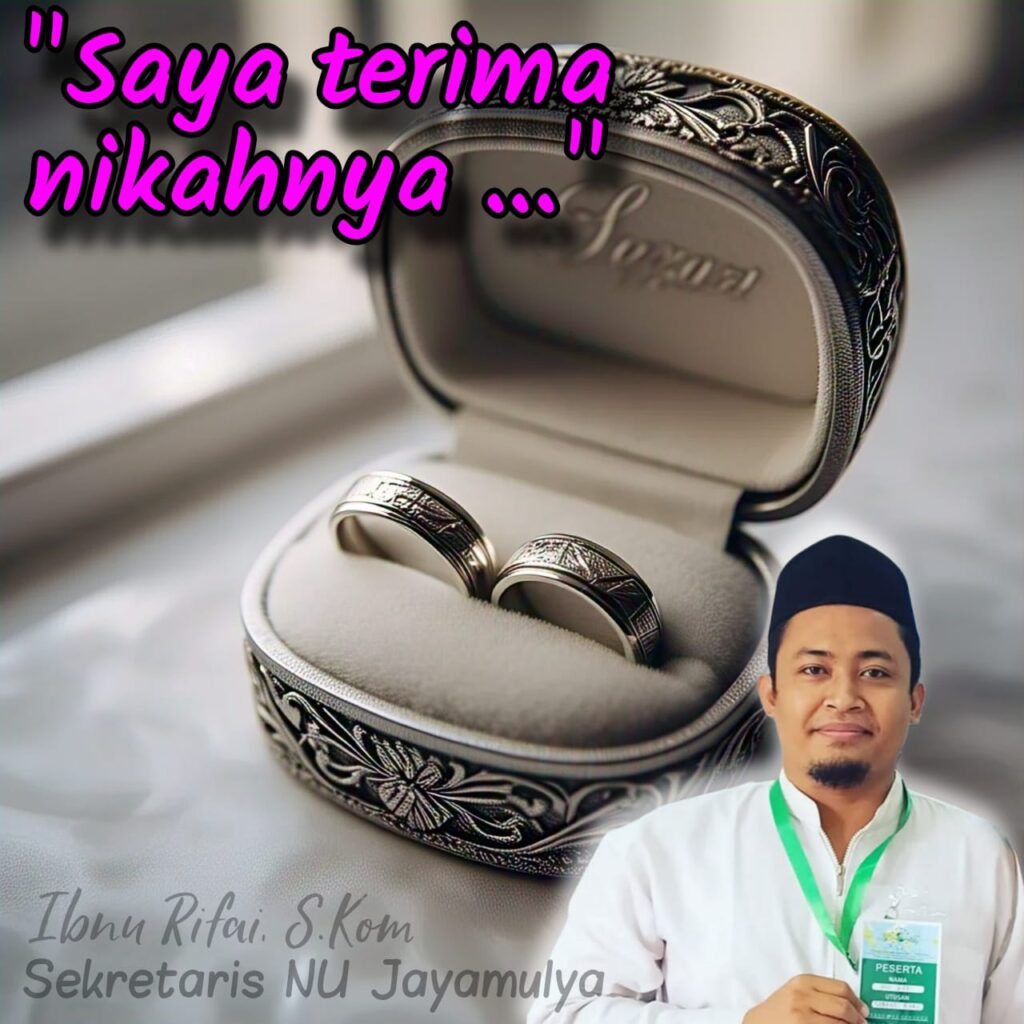 Saya terima nikahnya…