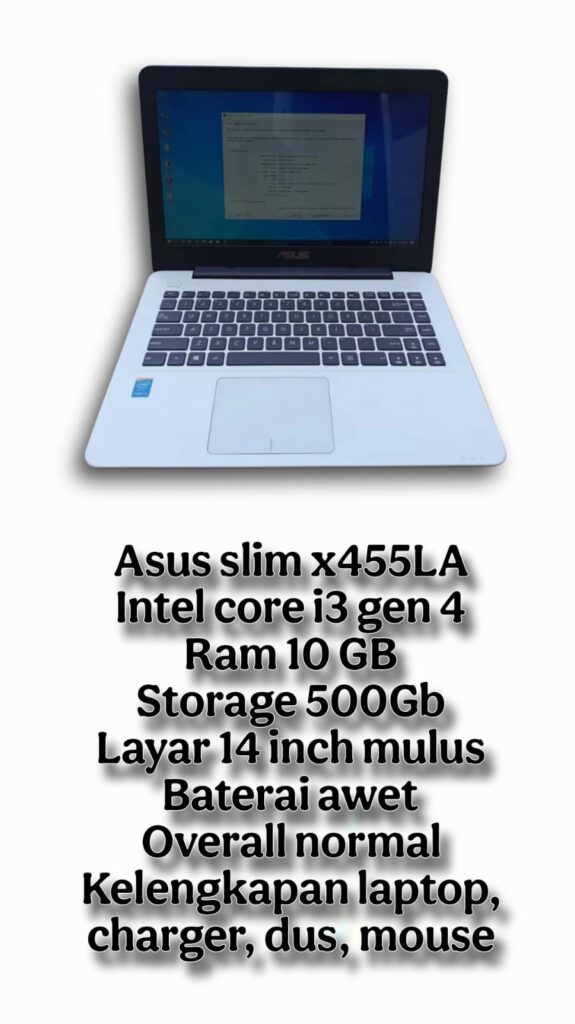 ASUS Slim X455LA – Laptop Handal dengan Harga Terjangkau