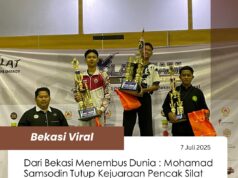 Dari Bekasi Menembus Dunia : Mohamad Samsodin Tutup Kejuaraan Pencak Silat CLAT TEAM, 350 Pesilat Siap Ukir Prestasi Global Dari Bekasi Menembus Dunia: Mohamad Samsodin Tutup Kejuaraan Pencak Silat CLAT TEAM, 350 Pesilat Siap Ukir Prestasi Global