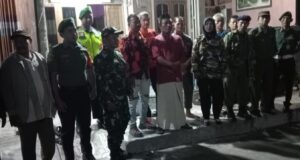 Wujudkan Stabilitas Wilayah yang Kondusif – Kodim 0509/Kabupaten Bekasi Gelar Patroli Keamanan Malam Bersama Komponen Pendukung