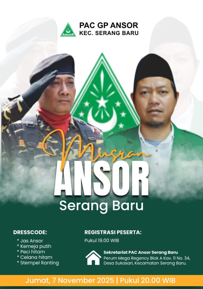 GP Ansor Serang Baru Mantapkan Barisan Pemuda Aswaja dalam Musran 2025 Perkokoh Semangat Kebangsaan dan Penjagaan NKRI