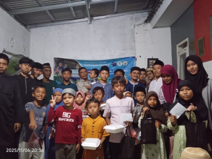 Yayasan PABU Foundation Gelar Doa Bersama dan Santunan Bulanan untuk Yatim dan Dhuafa di Perumahan Mutiara Puri Harmoni 3 Desa Jayamulya