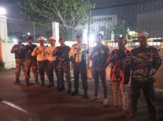 Koramil 12/Serang Baru Bersama Komponen Pendukung Gelar Patroli Gabungan Antisipasi Kejahatan Malam