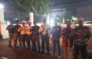 Koramil 12/Serang Baru Bersama Komponen Pendukung Gelar Patroli Gabungan Antisipasi Kejahatan Malam