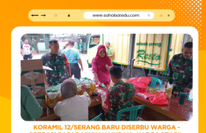 Koramil 12/Serang Baru Diserbu Warga – Operasi Pasar Minyak Murah , Harga Stabil, Masyarakat Terbantu