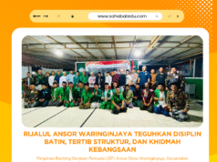 Rijalul Ansor Waringinjaya Teguhkan Disiplin Batin, Tertib Struktur, dan Khidmah Kebangsaan