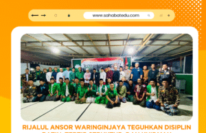 Rijalul Ansor Waringinjaya Teguhkan Disiplin Batin, Tertib Struktur, dan Khidmah Kebangsaan