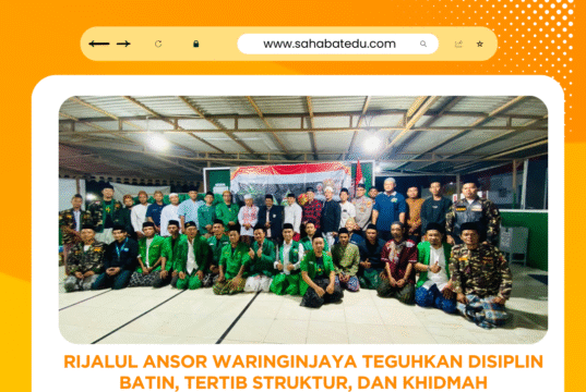Rijalul Ansor Waringinjaya Teguhkan Disiplin Batin, Tertib Struktur, dan Khidmah Kebangsaan