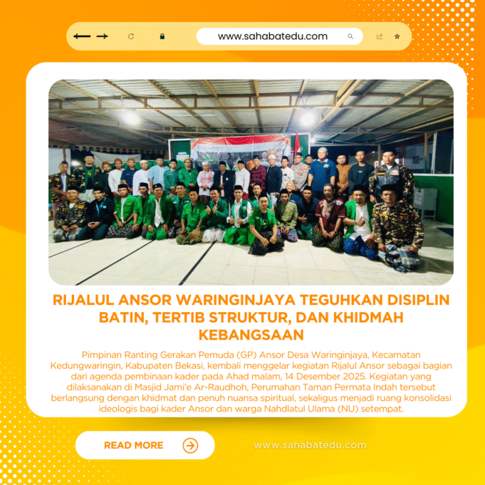 Rijalul Ansor Waringinjaya Teguhkan Disiplin Batin, Tertib Struktur, dan Khidmah Kebangsaan