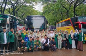PRNU Mega Regency Bersama PCNU Kabupaten Bekasi Hadiri Puncak Harlah 100 Tahun Nahdlatul Ulama