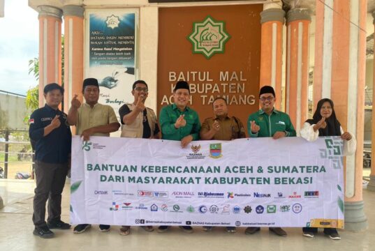 BAZNAS Kabupaten Bekasi Salurkan Bantuan Kemanusiaan untuk Warga Terdampak Bencana di Aceh dan Sumatera