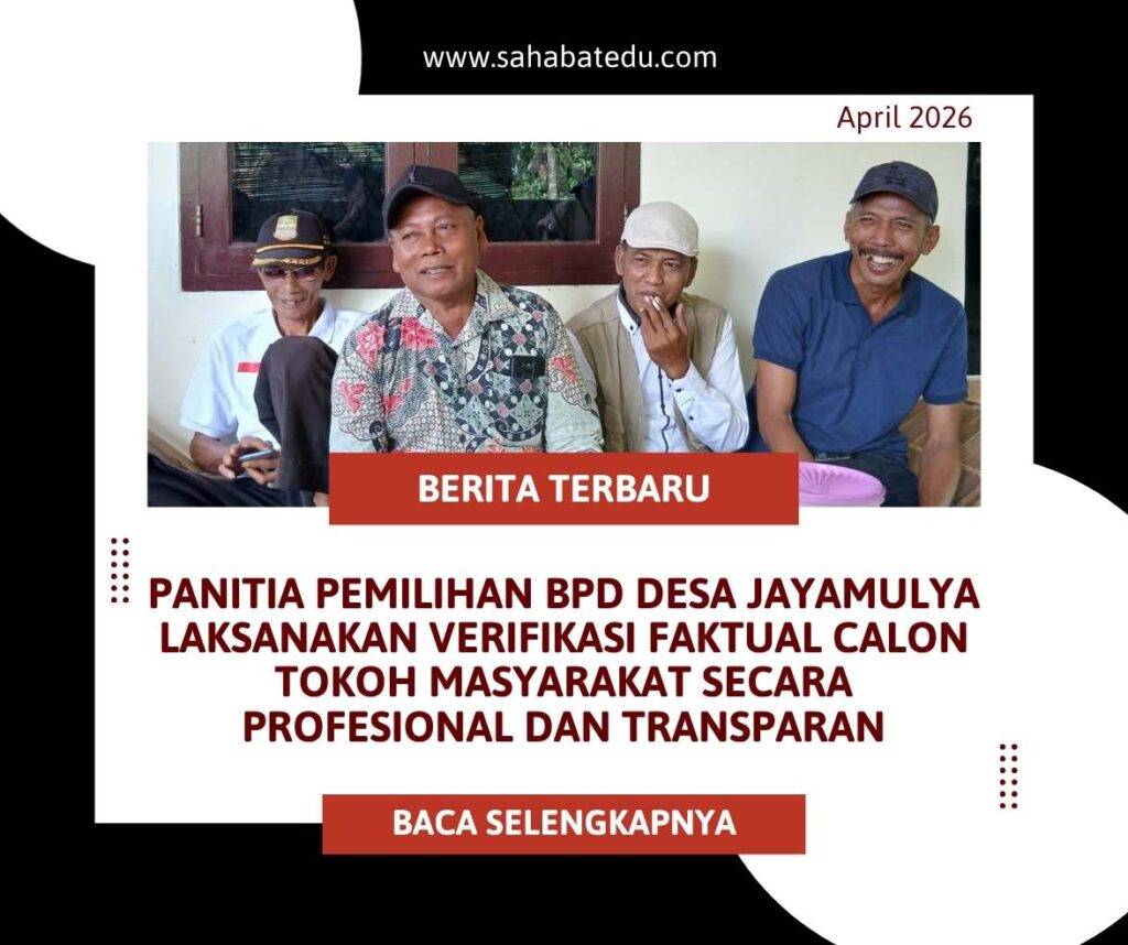 Panitia Pemilihan BPD Desa Jayamulya Laksanakan Verifikasi Faktual Calon Tokoh Masyarakat Secara Profesional dan Transparan