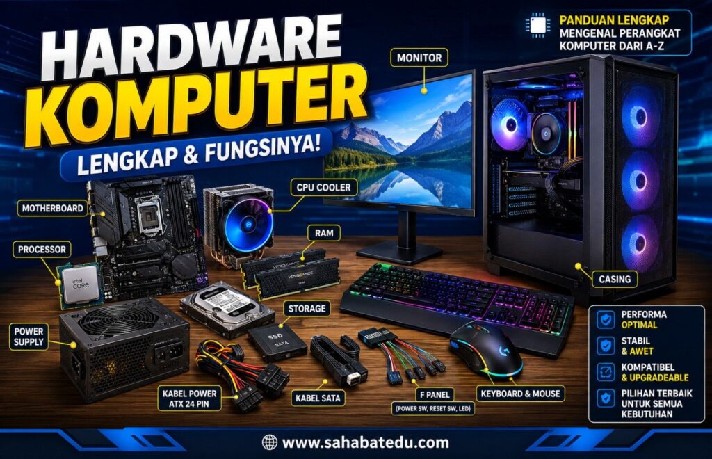 HARDWARE KOMPUTER LENGKAP