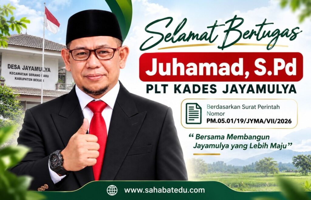 Juhamad, S.Pd Resmi Jalankan Tugas sebagai PLT Kades Jayamulya, Siap Layani Masyarakat