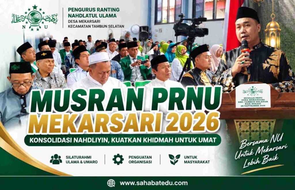 Musran PRNU Mekarsari Digelar, Penetapan Rais Syuriyah dan Ketua Tanfidziyah Jadi Agenda Utama